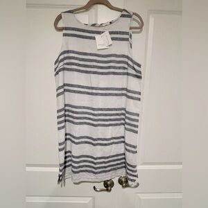 New with tags beachlunchlounge linen/cotton dress with lining